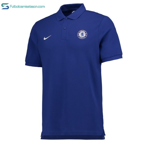 Polo Chelsea 2017/18 Azul